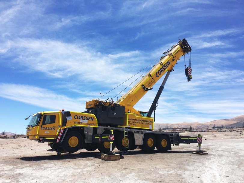 Chilean company Corssen relies exclusively on Grove for challenging high-elevation jobs